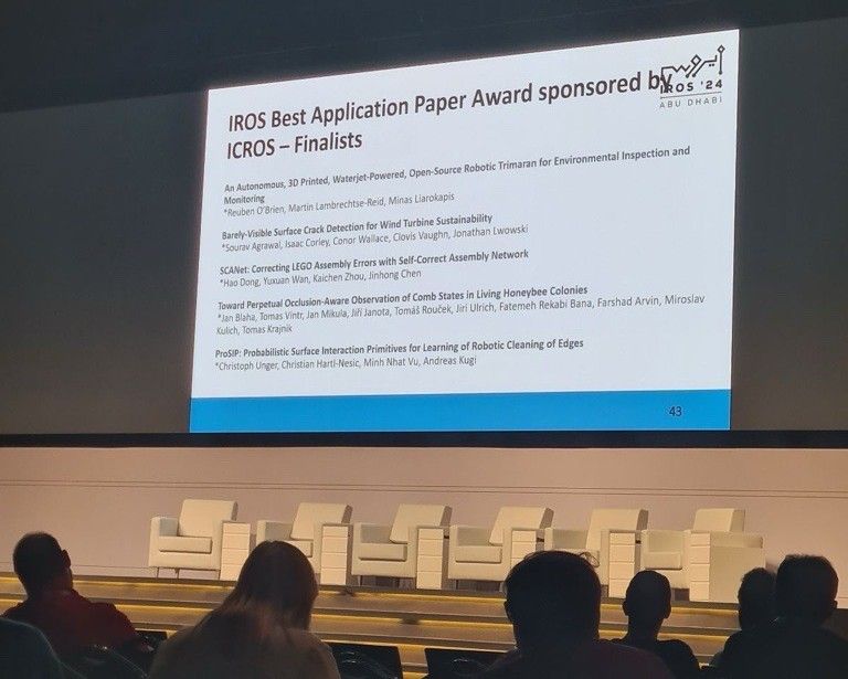 IROS 2024 Best Application Paper Finalists