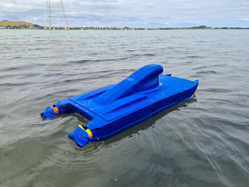 Waterjet-powered robotic speedboat